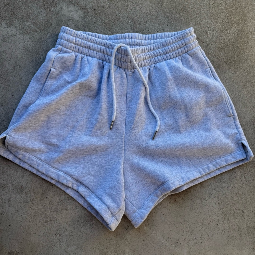 Abercrombie & Fitch Light Gray Athletic Lounge Shorts
